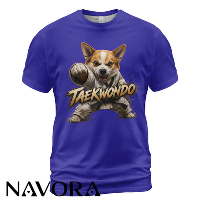 Corgi Taekwondo T-Shirt – Power & Playful Style