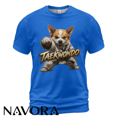 Corgi Taekwondo T-Shirt – Power & Playful Style