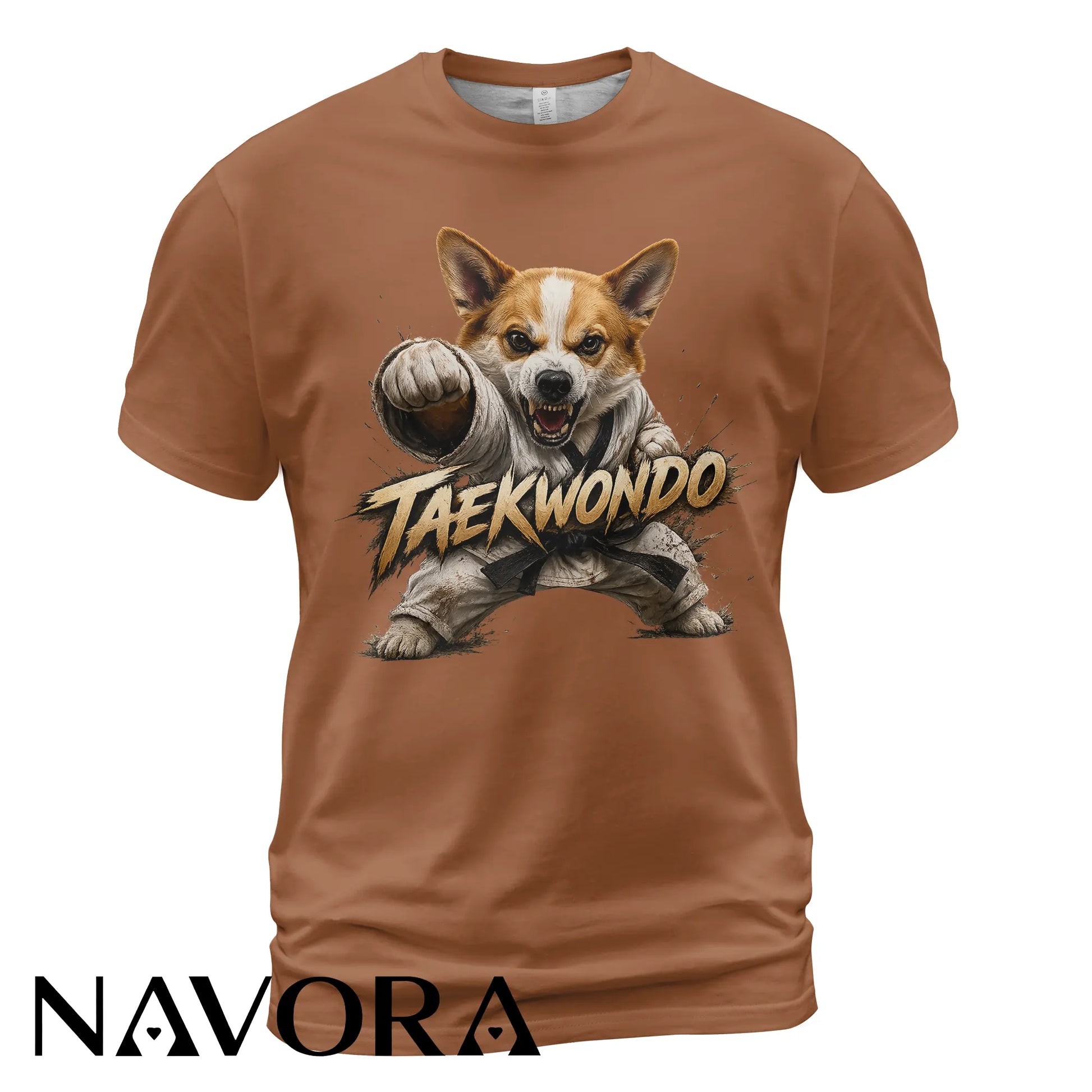 Corgi Taekwondo T-Shirt – Power & Playful Style
