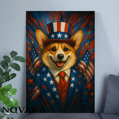Corgi Poster – Independence Day US 250 Year Limited Edition