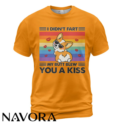Funny Corgi T-Shirt Cute Rainbow Dog Graphic Tee
